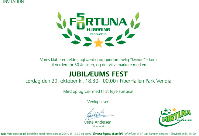 Fortuna invitation fest